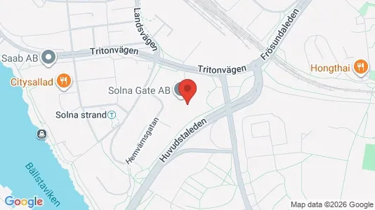 Kontorslokaler att hyra i Solna - Bild från Google Street View
