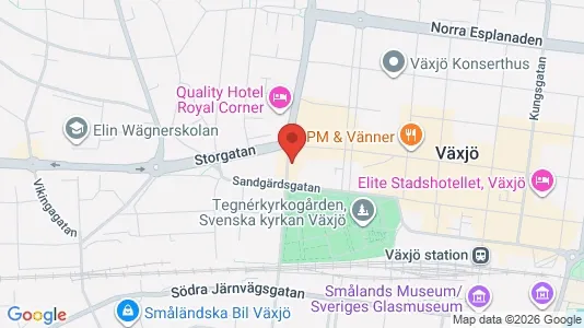 Kontorslokaler att hyra i Växjö - Bild från Google Street View
