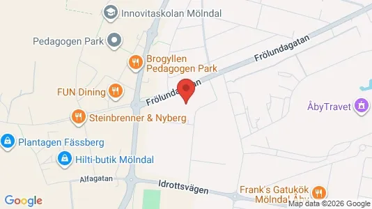 Kontorslokaler att hyra i Mölndal - Bild från Google Street View