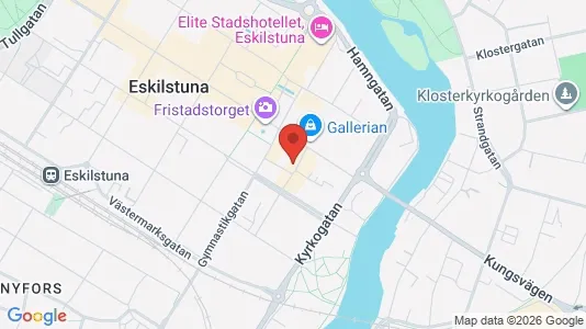 Kontorslokaler att hyra i Eskilstuna - kort over placeringen
