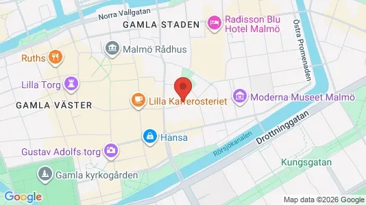 Kontorslokaler att hyra i Malmö Centrum - Bild från Google Street View