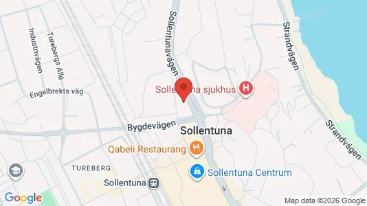 Kontorslokaler att hyra i Sollentuna - Bild från Google Street View