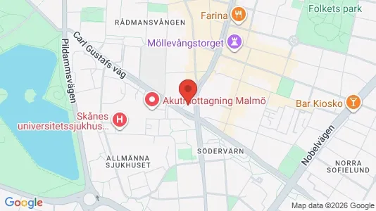 Kontorslokaler att hyra i Malmö Centrum - Bild från Google Street View