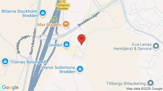 Kontorslokaler att hyra i Sollentuna - Bild från Google Street View