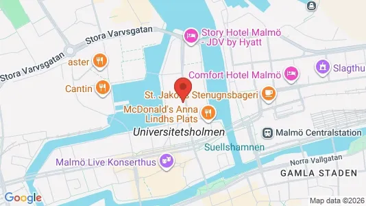 Kontorslokaler att hyra i Malmö Centrum - Bild från Google Street View