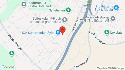 Kontorslokaler att hyra i Trollhättan - Bild från Google Street View