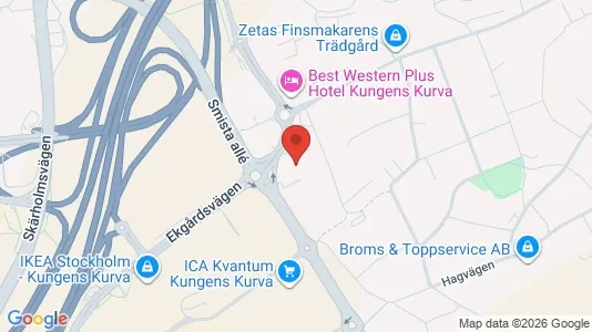 Kontorslokaler att hyra i Huddinge - Bild från Google Street View