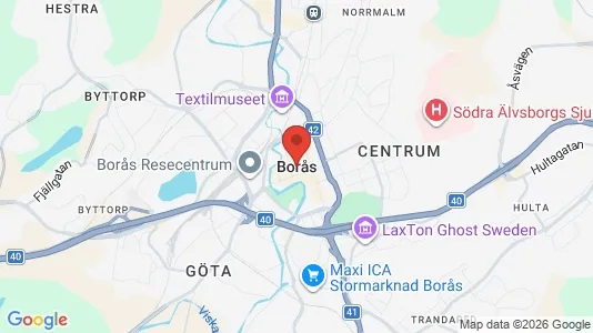 Kontorslokaler att hyra i Borås - Bild från Google Street View