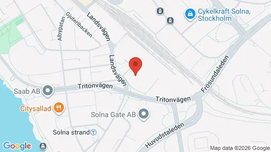 Kontorslokaler att hyra i Solna - Bild från Google Street View