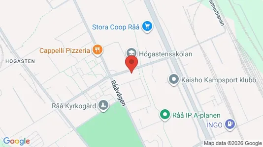 Kontorslokaler att hyra i Helsingborg - kort over placeringen