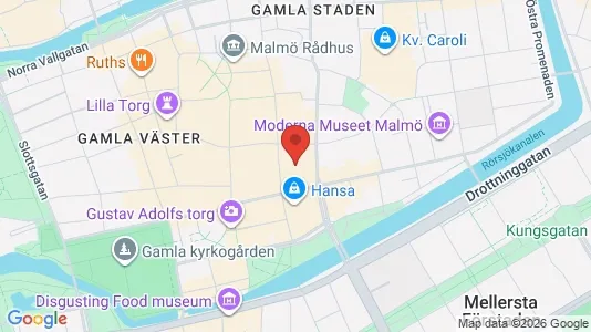 Kontorslokaler att hyra i Malmö Centrum - Bild från Google Street View