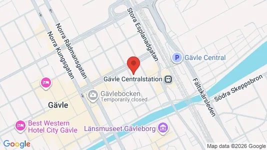 Kontorslokaler att hyra i Gävle - Bild från Google Street View