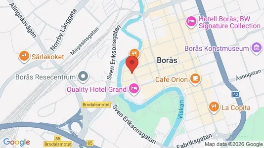 Kontorslokaler att hyra i Borås - Bild från Google Street View