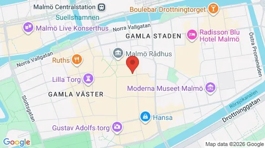 Kontorslokaler att hyra i Malmö Centrum - Bild från Google Street View