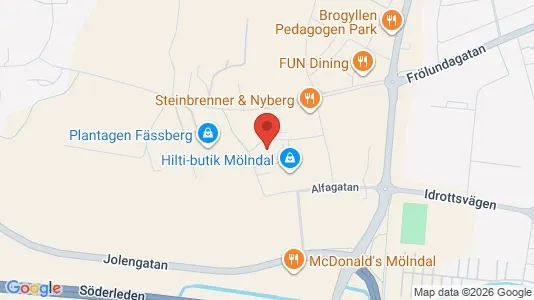 Kontorslokaler att hyra i Mölndal - Bild från Google Street View
