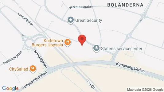 Kontorslokaler att hyra i Uppsala - Bild från Google Street View