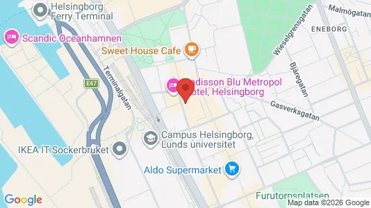 Kontorslokaler att hyra i Helsingborg - Bild från Google Street View