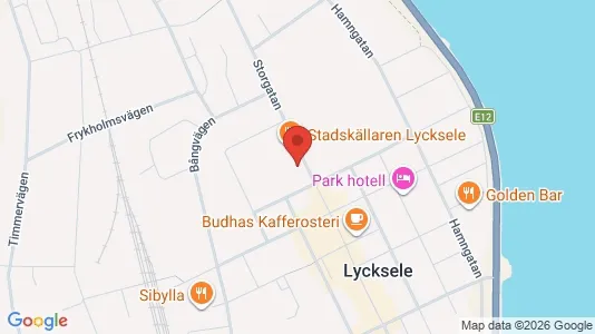 Kontorslokaler att hyra i Lycksele - Bild från Google Street View