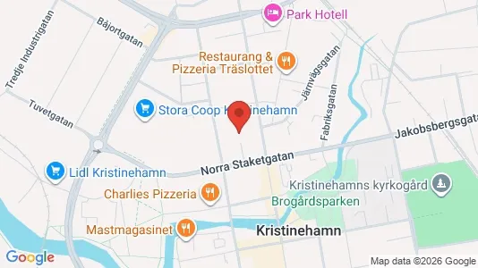 Kontorslokaler att hyra i Kristinehamn - kort over placeringen