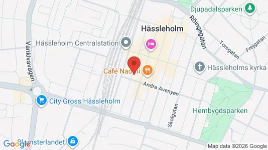 Kontorslokaler att hyra i Hässleholm - Bild från Google Street View