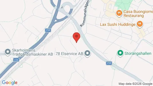 Kontorslokaler att hyra i Huddinge - Bild från Google Street View