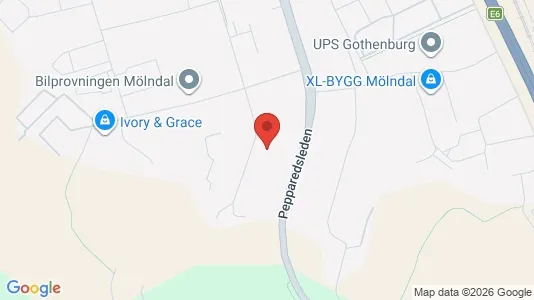 Kontorslokaler att hyra i Mölndal - Bild från Google Street View