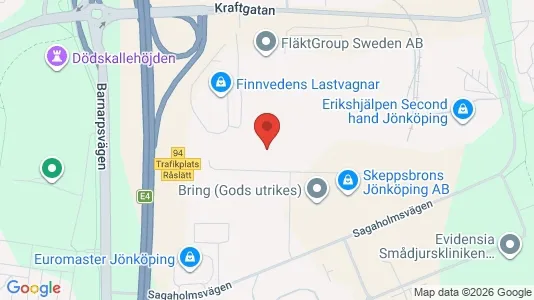 Kontorslokaler att hyra i Jönköping - Bild från Google Street View