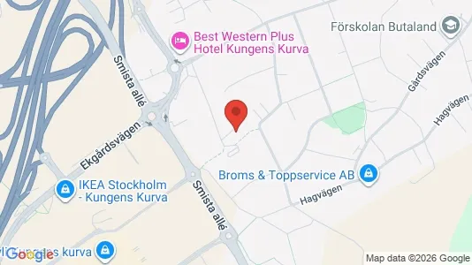 Kontorslokaler att hyra i Huddinge - Bild från Google Street View