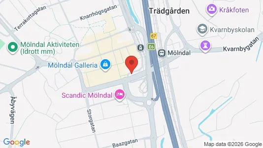 Kontorslokaler att hyra i Mölndal - Bild från Google Street View