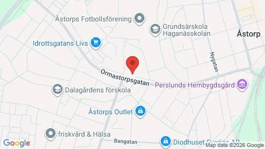 Kontorslokaler att hyra i Åstorp - Bild från Google Street View