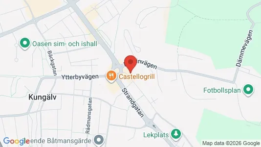 Kontorslokaler att hyra i Kungälv - Bild från Google Street View