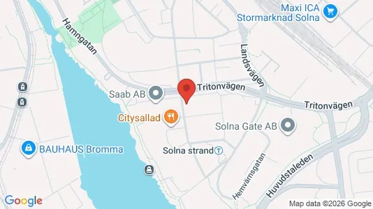 Kontorslokaler att hyra i Solna - Bild från Google Street View