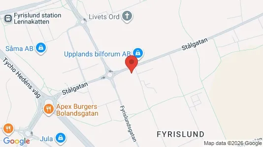 Kontorslokaler att hyra i Uppsala - Bild från Google Street View