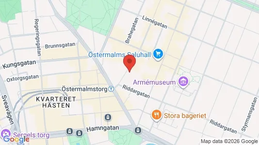 Kontorslokaler att hyra i Östermalm - Bild från Google Street View