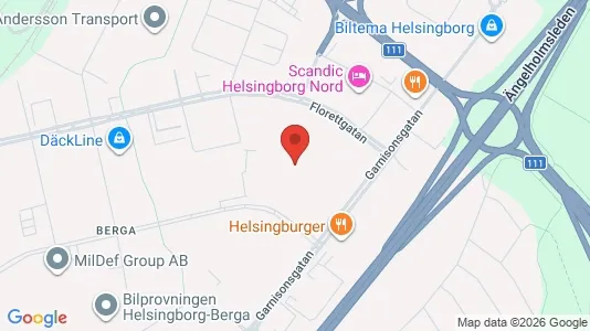 Kontorslokaler att hyra i Helsingborg - Bild från Google Street View