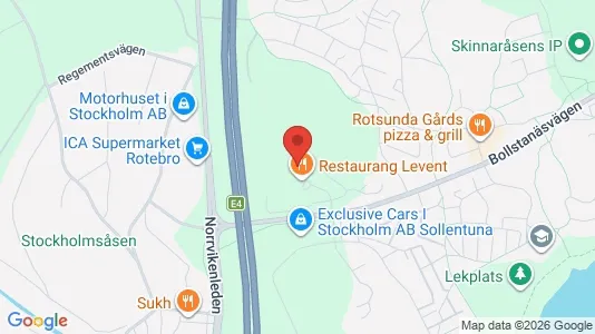 Kontorslokaler att hyra i Sollentuna - kort over placeringen