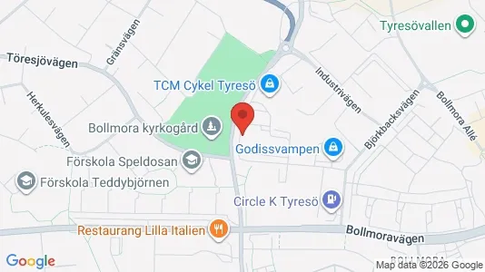 Lagerlokaler att hyra i Tyresö - Bild från Google Street View