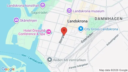 Kontorslokaler att hyra i Landskrona - Bild från Google Street View