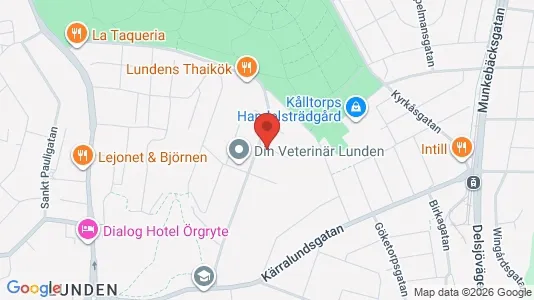 Kontorslokaler att hyra i Örgryte-Härlanda - kort over placeringen