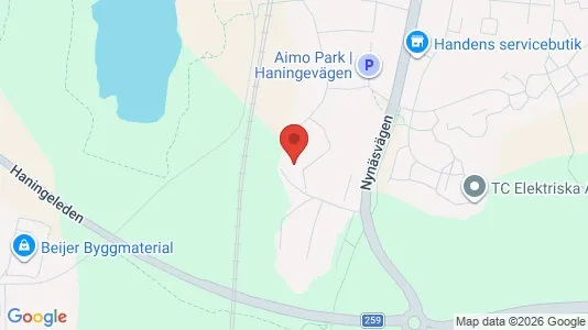 Kontorslokaler att hyra i Haninge - Bild från Google Street View