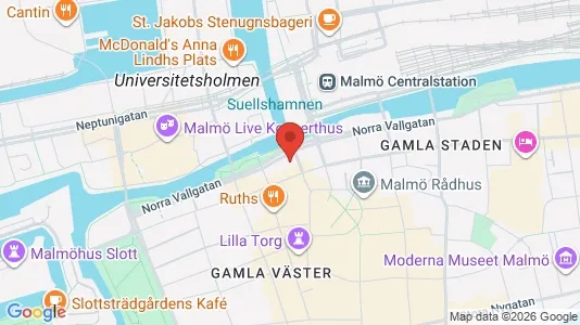 Kontorslokaler att hyra i Malmö Centrum - Bild från Google Street View