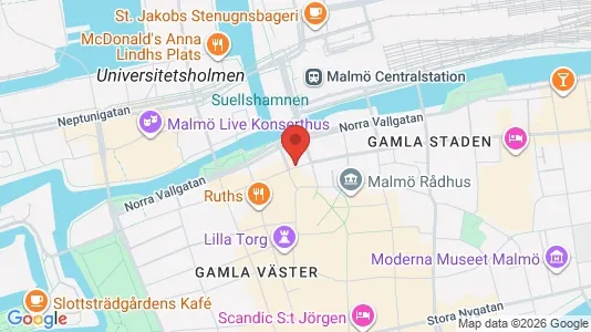 Kontorslokaler att hyra i Malmö Centrum - Bild från Google Street View