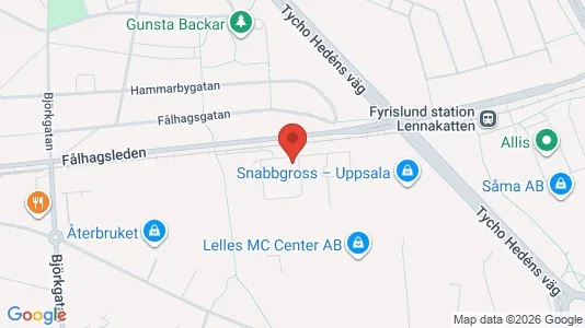 Kontorslokaler att hyra i Uppsala - Bild från Google Street View