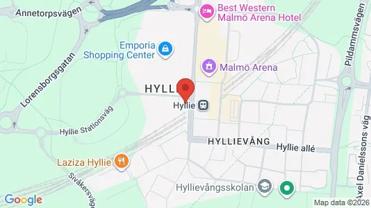 Kontorslokaler att hyra i Hyllie - Bild från Google Street View