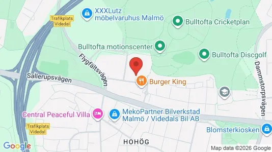 Kontorslokaler att hyra i Malmö Centrum - kort over placeringen