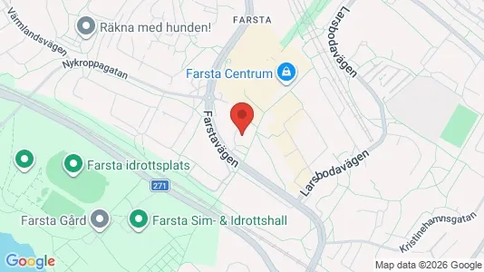 Kontorslokaler att hyra i Söderort - kort over placeringen