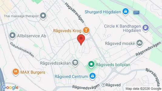 Kontorslokaler att hyra i Söderort - kort over placeringen
