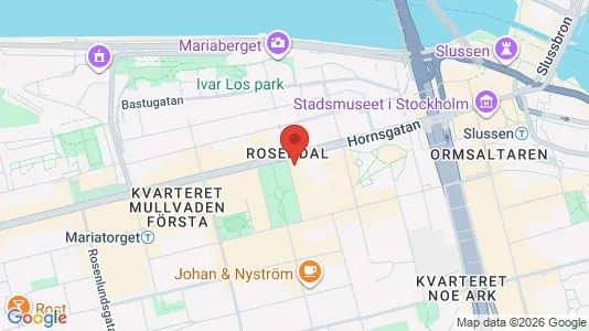 Kontorslokaler att hyra i Södermalm - kort over placeringen