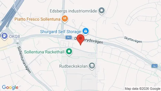 Lagerlokaler att hyra i Sollentuna - Bild från Google Street View