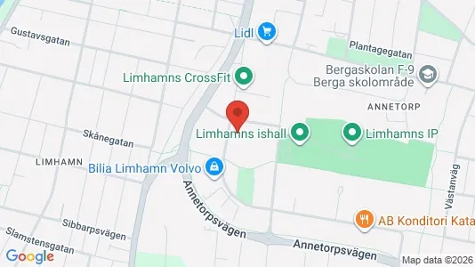 Kontorslokaler att hyra i Limhamn/Bunkeflo - kort over placeringen